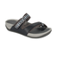 The baretraps Deserae Slide Sandals for women feature a patterned adjustable strap, open toe, and textured footbed for comfort—ideal slip-on sandals displayed on a white background.
