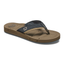 A single COBIAN Draino Men's flip-flop in Slate, featuring a textured sole, dark strap, and anatomical footbeds, is displayed on a plain white background.