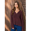 Shop this Raw Edge Split Neck Sweater featuring lightweight sheer knit, long sleeves and relaxed detailing for an easy layered look.