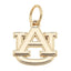 The Auburn Tigers Shiny Gold Logo Charm by Canvas Style showcases the interlocking "A" and "U" letters representing Auburn University, with a top loop for easy attachment to jewelry. This officially NCAA licensed charm elegantly displays your Auburn Tigers pride in shiny gold.