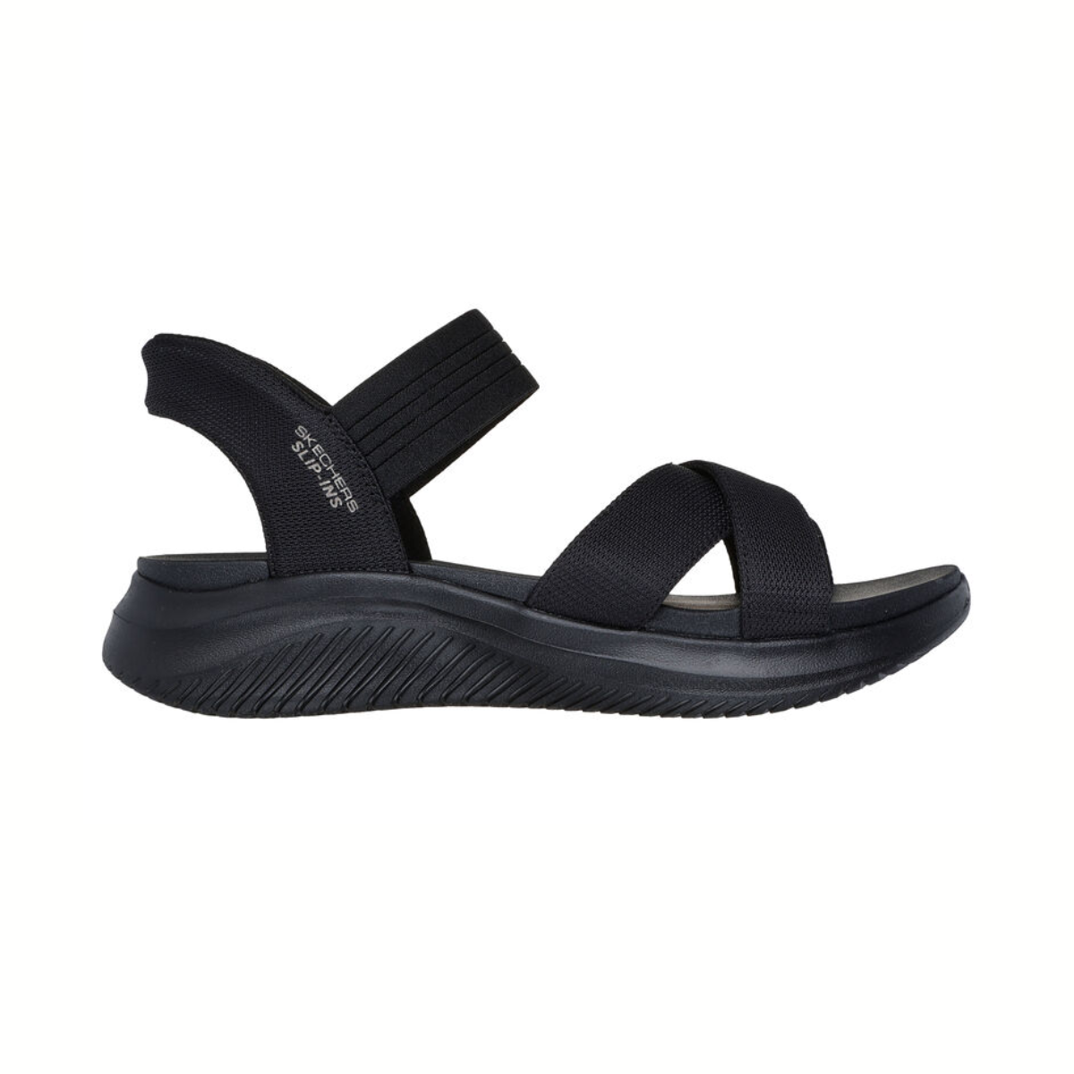 Never Better Slip Ins Sandals in Black