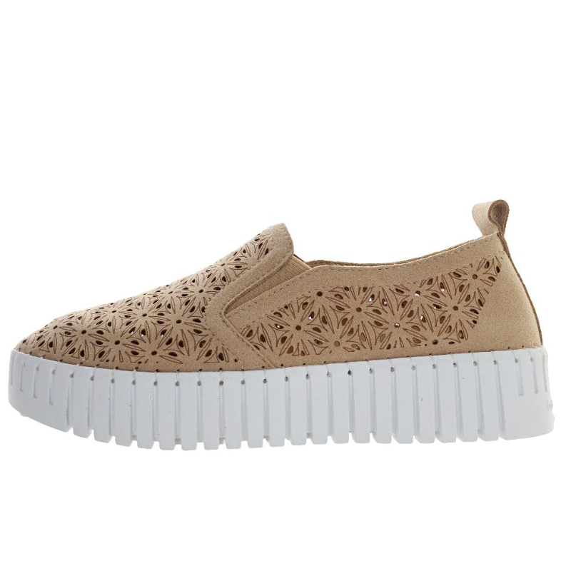 Bernie Mev Fern in Nude comfort shoe