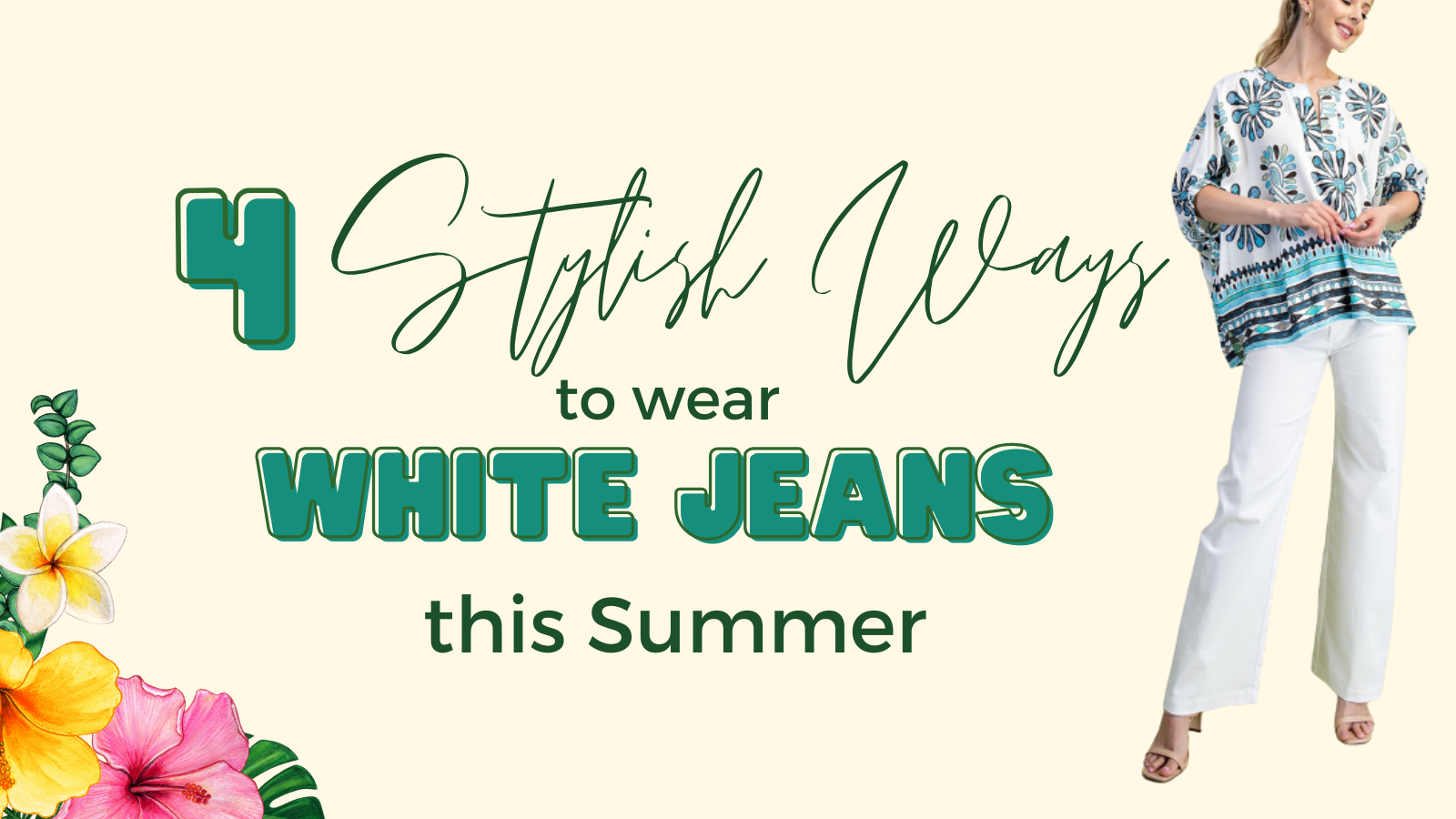 4 Ways to Style White Jeans This Summer