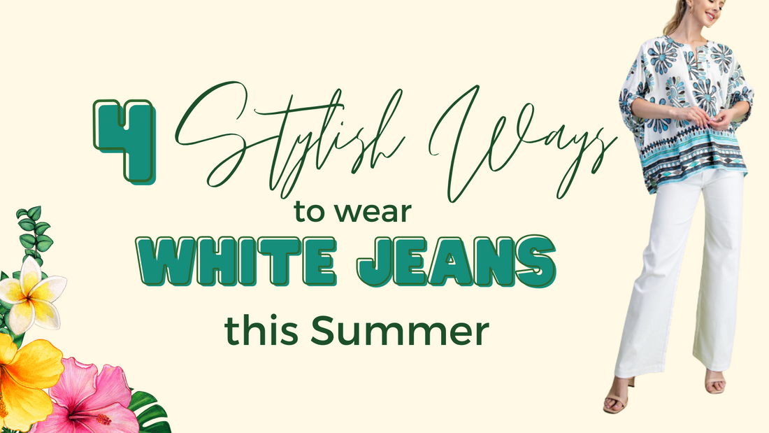 4 Ways to Style White Jeans This Summer