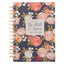 Floral-patterned Journal Spiral-bound Be Still Ps. 46:10 prayer journal with a spiral binding and a central label reading, “Ps. 46:10 Be Still & Know THAT I AM GOD.”