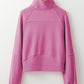 Zip Up Stand Collar Ribbed Thumbhole Sleeve Sweatshirt - 12 colors to choose from