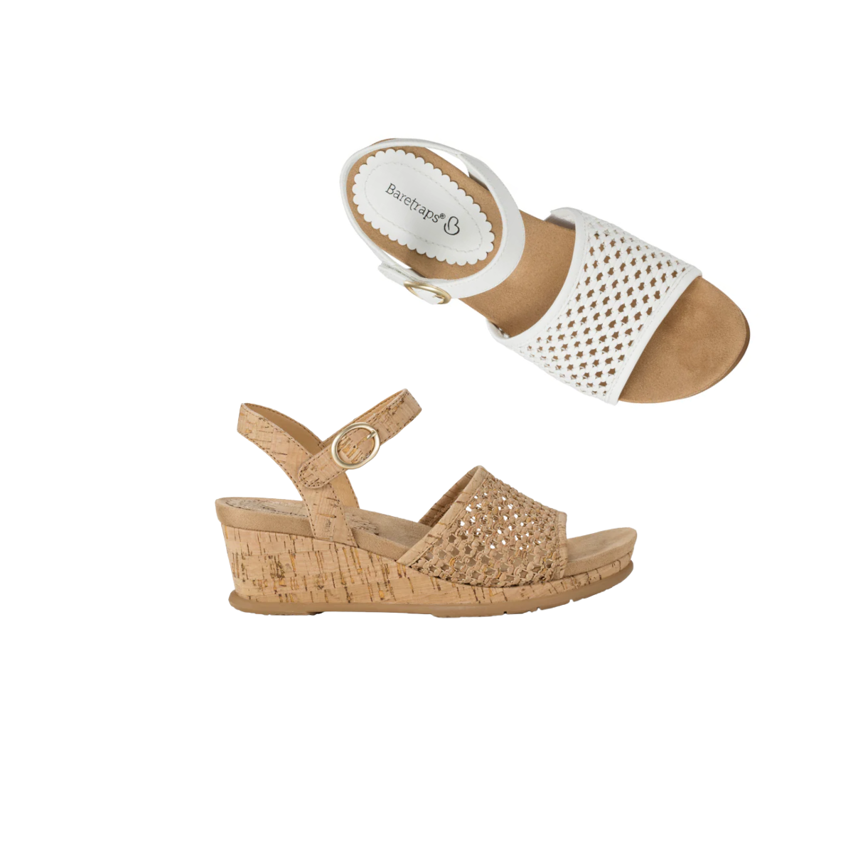 Baretraps Fernelle wedge sandal with cushioned footbed and adjustable strap