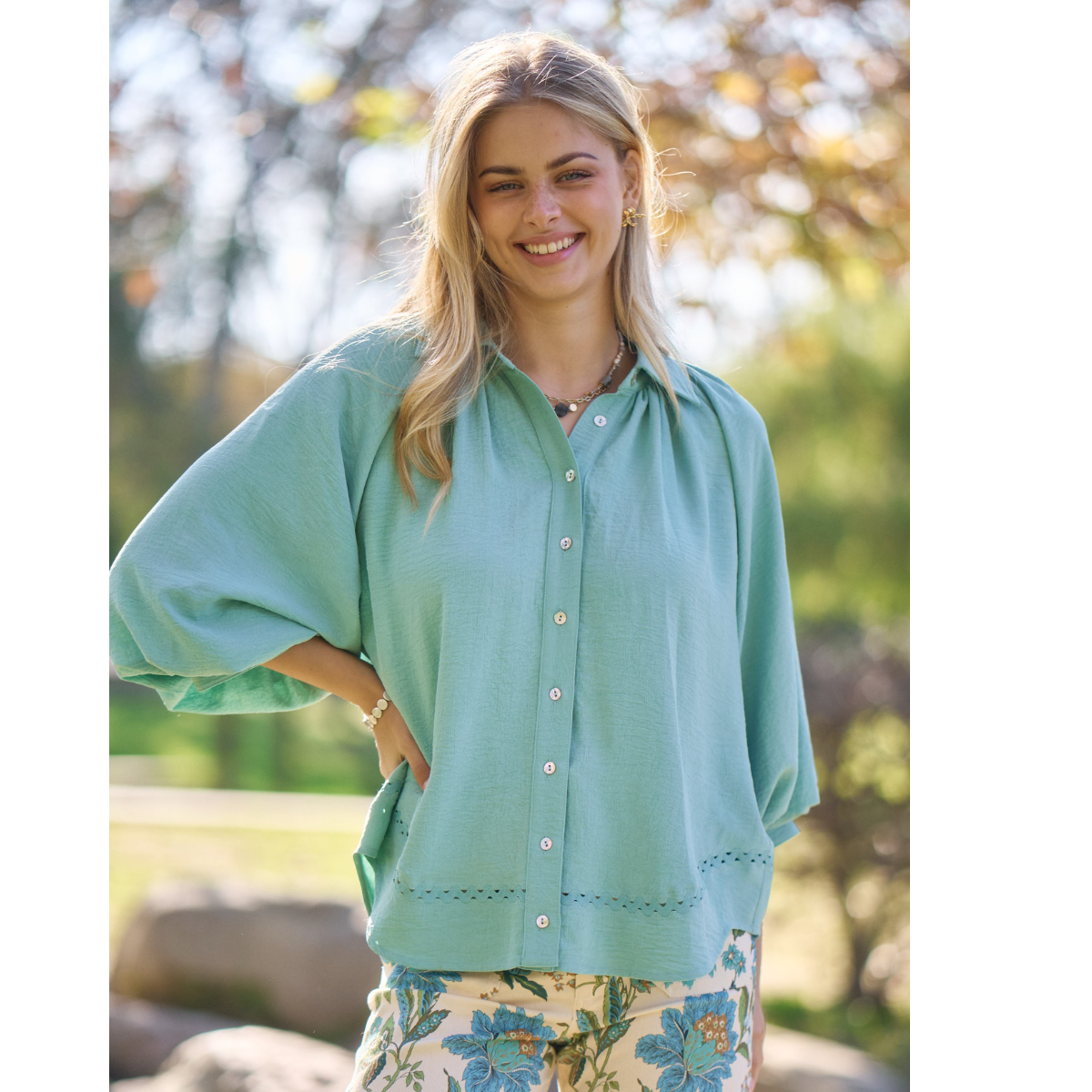 Balloon Sleeve Blouse Secondary image