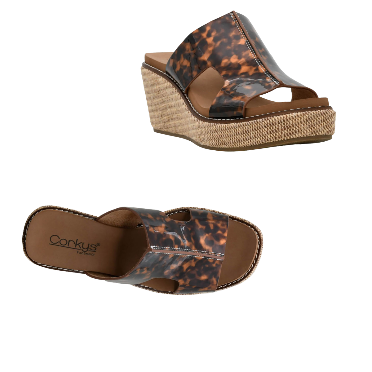 Kiss N Tell Wedge Slide in Tortoise Secondary image