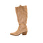 Women's Corky's City Slicker Western-inspired boot in soft sand faux suede
