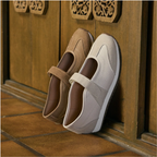 Yellow Box Alina retro-runner Mary Jane sneaker with faux leather upper, adjustable strap, and removable contoured footbed