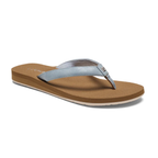 A single COBIAN Skinny Bounce 2 Flip Flop in blue with a flat sole and cushioned footbed for lightweight comfort, displayed on a white background.