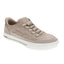 Beige quilted Arch Fit Cuddle Steps Slip Ins by SKECHERS USA INC, featuring a white rubber sole, slip-in comfort design, and subtle branding on the tongue and side—crafted with Arch Fit support for all-day wear.