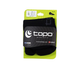 A pair of TOPO Split Toe Ankle Socks by FASHION GO in black, size small, with green-backed retail packaging, feature COOLMAX fiber for comfort and breathability and are labeled "powered by Injinji.