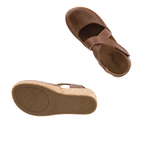Corkys Boutique What's the Rush wedge sandal in walnut with a cushioned footbed and lightweight wedge sole