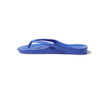 The ARCHIES Flip Flop in Royal Blue by ARCHIES FOOTWEAR LLC is displayed in profile view against a plain white background.