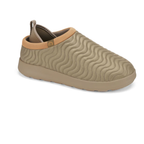 COBIAN Nami Flip Slips slip-on sneakers featuring a wavy textured upper, beige sole, cushioned footbed, and light brown trim around the ankle.