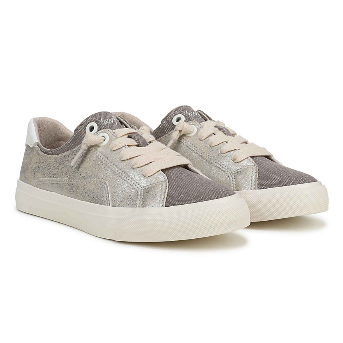 Blowfish Malibu Martina Too slip-on sneaker in silver multi with metallic finish and stretch side panels
