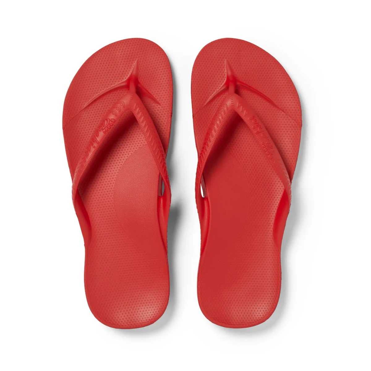 Archies Flip Flops in Chilii Red Secondary image