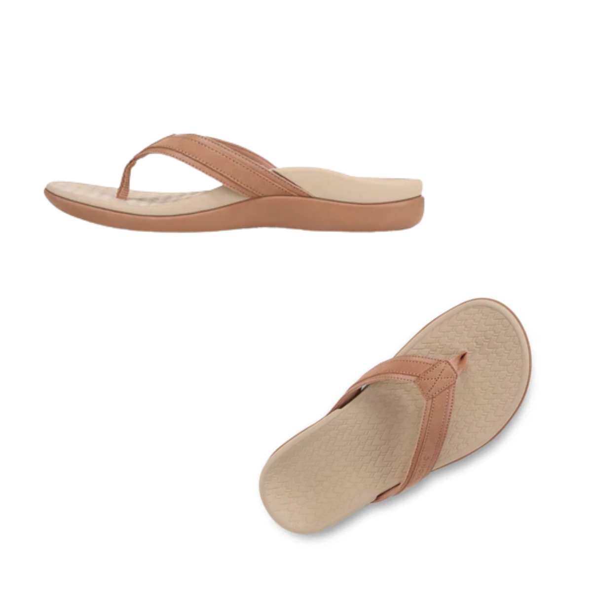 Tide 2 Flip-Flop in Mocha Mousse by Vionic Secondary image