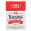 A "Box of Blessings for Nurses" from Christian Art Gifts features inspiring scripture cards and a Bible verse from 2 Chronicles 15:7, adorned with heart graphics on a crisp white and red background—making it a perfect gift for nurses.
