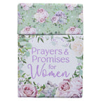 The Box of Blessings Prayers and Promises for Women from Christian Art Gifts features a lovely floral design and displays “Prayers & Promises for Women” in elegant purple lettering on the front. Inside, you’ll find uplifting Scripture promises to inspire and encourage.