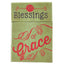 Presented in a green box, the Box of Blessings of Grace from Christian Art Gifts features “101 Blessings of Grace” elegantly displayed in decorative red and black lettering with charming floral accents. This beautifully crafted set contains blessing cards filled with inspiring quotes and uplifting Bible verses.