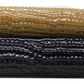 Amish Country Popcorn’s Twin Microwave Popcorn Cobs feature one yellow and one deep purple cob vacuum-sealed side by side in clear plastic packaging, creating a unique twin pack popcorn experience.