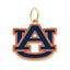 The Auburn Tigers Enamel Logo Charm by Canvas Style features the iconic interlocking "AU" logo in navy blue and orange enamel, complete with a loop for attaching to your favorite necklace or keychain. This NCAA licensed piece of jewelry is the perfect charm for any fan.