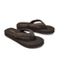 A pair of COBIAN Braided Bounce in Chocolate flip-flops with enhanced comfort and arch support, displayed against a white background.