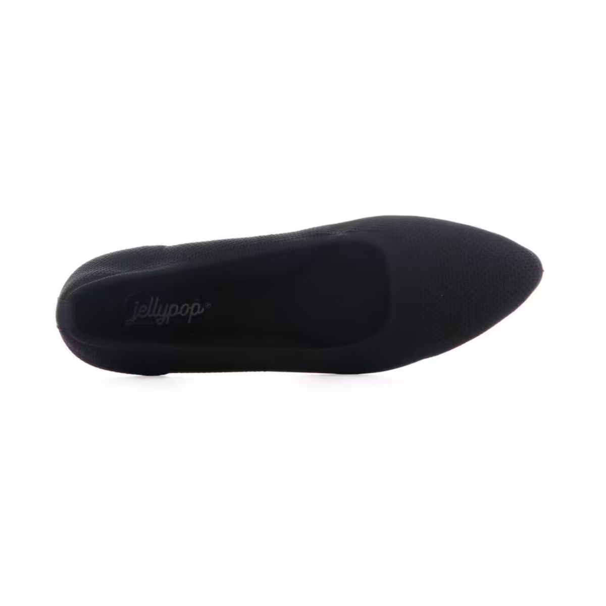 Chavi Black Knit Almond Toe Ballet Flats Secondary image
