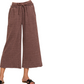 A person wearing Zenana Acid Washed Fleece Palazzo Sweatpants, featuring wide legs and a high-rise elastic waistband with drawstring, stands in black sandals against a white background.