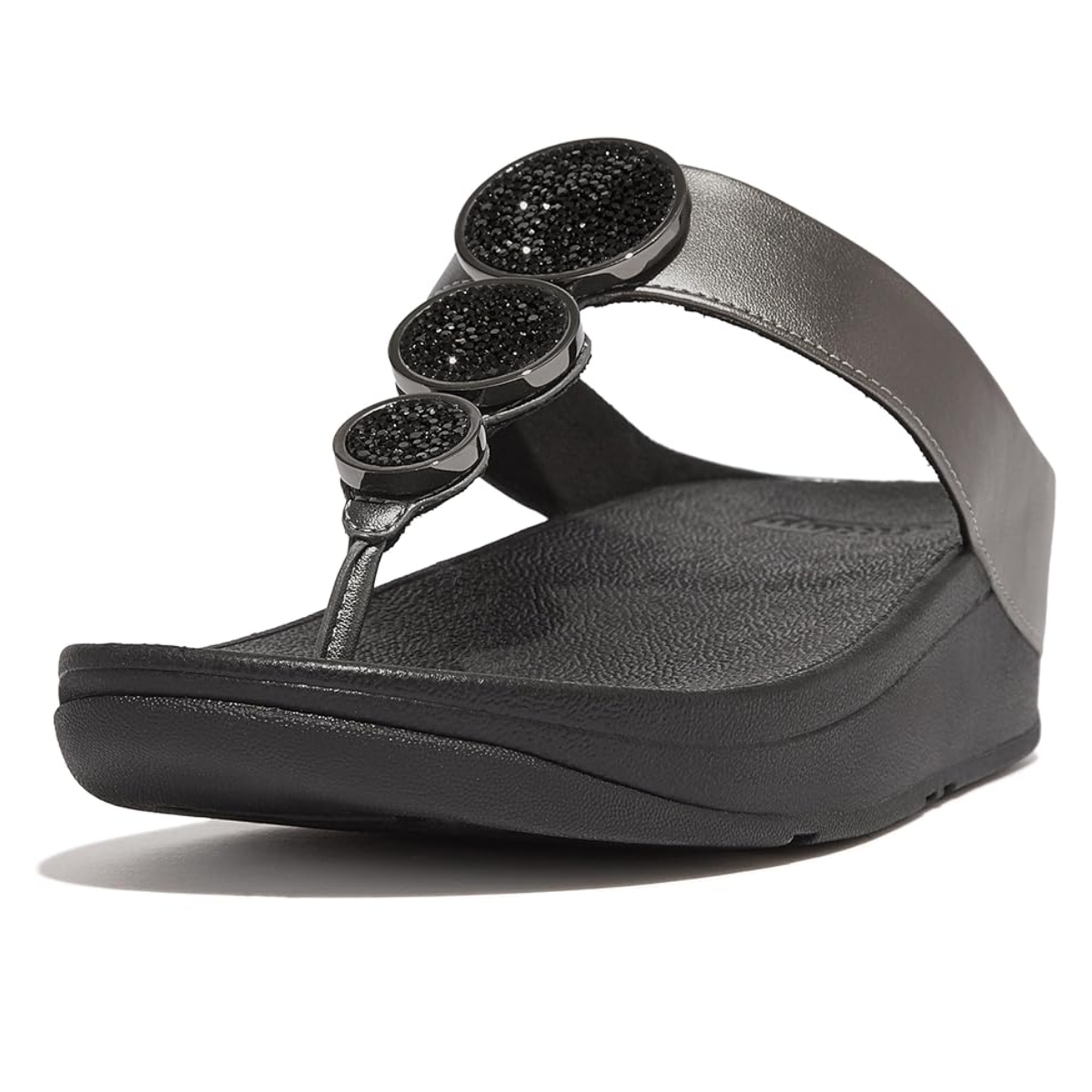 FIT FLOP HALO PEWTER SANDAL