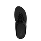 A single Rumba Beaded Toe Post Sandal by FITFLOP USA LLC is shown from above, featuring a flat sole, visible FitFlop branding, and stylish bead detailing on the strap.
