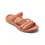 The Lakeshore Sandal in Terracotta by Joybees is a lightweight EVA rubber slide sandal from JOYBEES, featuring a textured footbed and three thin straps, ideal for any adventure.