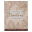 The “One-Minute Devotions for Women Softcover” by Christian Art Gifts features floral line art on a beige cover and provides inspiring devotional thoughts for women on each page.