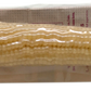 Amish Country Popcorn’s White Popcorn Microwave Cobs come as a single ear vacuum-sealed in plastic, set atop a folded brown paper wrapper with printed microwave popping instructions.
