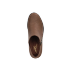 Top view of Easy Street Arbor brown matte ankle bootie