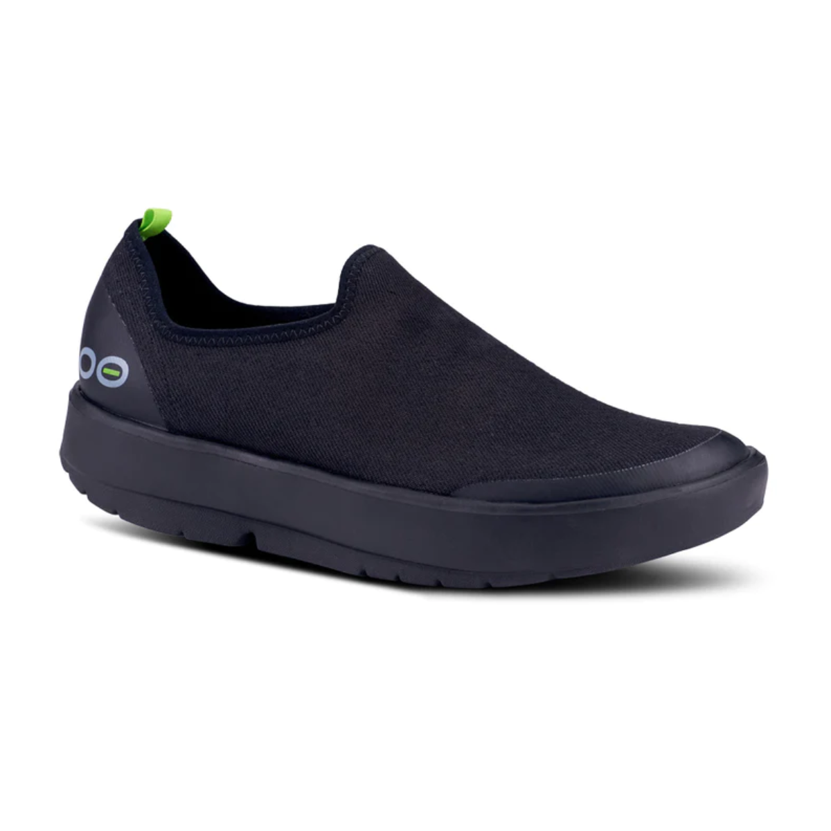 OOMG Low Eezee Shoe in Black/Black by OOFOS LLC Main image