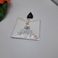The SPECIAL EFFECTS Faith CZ Cross 16 inch Necklace is displayed on a card featuring a motivational quote, set against a white background with a partially visible orange flower in the top left corner.