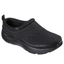 Skechers On-the-GO Encore Ellie 175296 black slip-on shoe with quilted upper, plush collar, and ULTRA GO sole